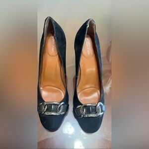Calvin Klein velvet heels size 8